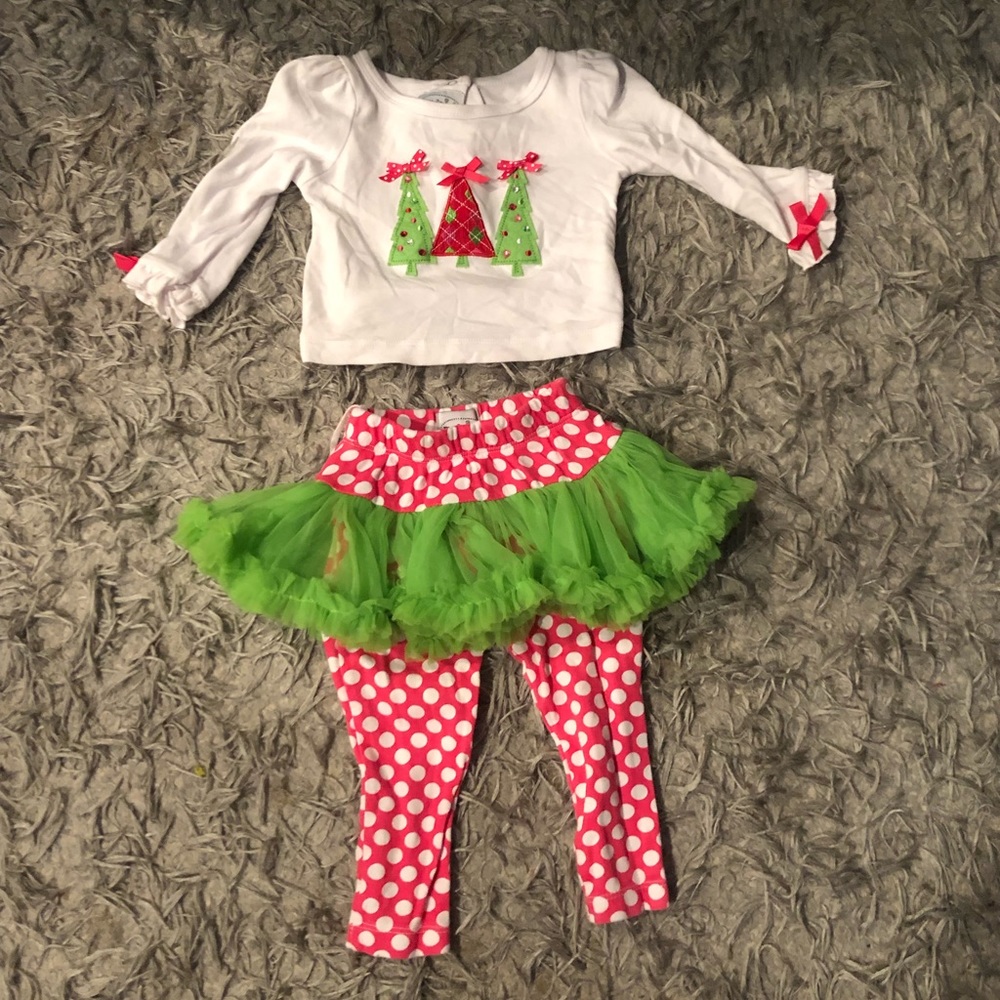 Cute Christmas Mud Pie outfit
